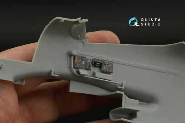 Quinta Studio QDS-32143 P-51D/K Mustang 3D-Printed coloured Interior on decal paper (Dragon) (Small version) 1/32