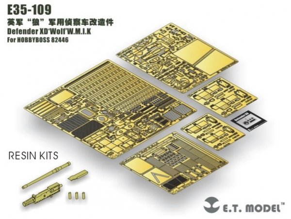 E.T. Model E35-109 Defender XD ‘Wolf’ W.M.I.K (For HOBBY BOSS 82446) (1:35)