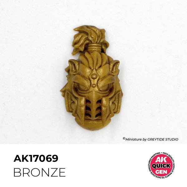 AK Interactive AK17069 BRONZE – QUICK GEN COLOR 18ml