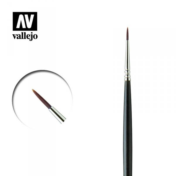 Vallejo RK25200 Finest Kolinsky Tajmyr Sable (Marta Kolinsky Tajmyr) NO. 2/0
