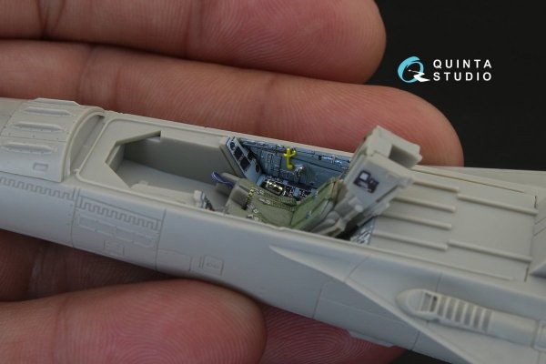 Quinta Studio QD48146 F-CK-1С 3D-Printed &amp; coloured Interior on decal paper (for AFV club kit) 1/48