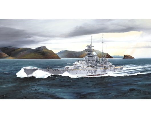 Trumpeter 05766 German Heavy Cruiser Prinz Eugen 1942 1:700