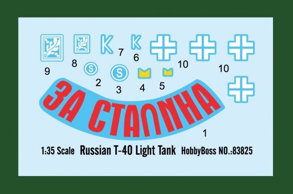 Hobby Boss 83825 Russian T-40 Light Tank (1:35)