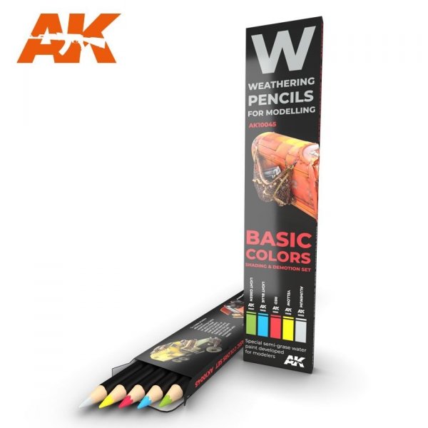 AK Interactive AK10045 BASIC COLORS: SHADING &amp; DEMOTION SET