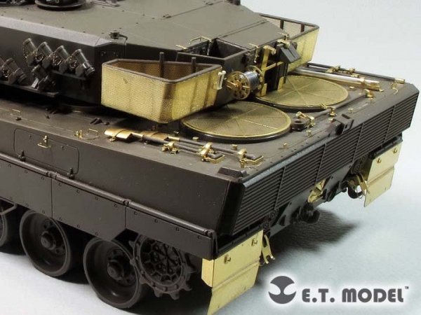 E.T. Model EA35-115 German Leopard 2 A5/6 MBT Engine &amp; Turret Rack Grills For TAMIYA Kit 1/35