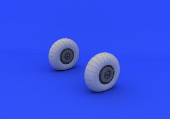 Eduard 648244 Ju 88A wheels early 1/48 ICM