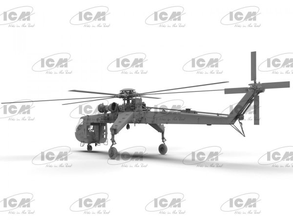 ICM 53054 Sikorsky CH-54A Tarhe US heavy helicopter 1/35