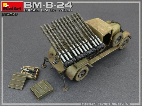 MiniArt 35259 Soviet Rocket Launcher BM-8-24 1/35