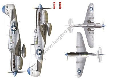 Kagero KD72009 PACIFIC P-40N WARHAWKS. Part I 1/72