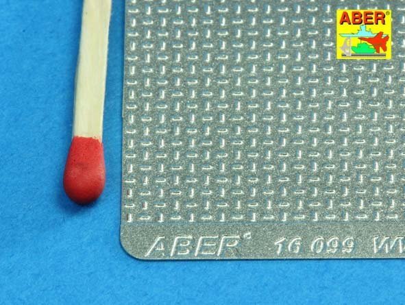 Aber 16099 WWII German pattern treadplate (Trumpeter Pz. IV) (1:16)