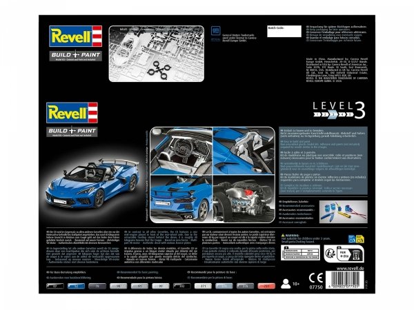 Revell 07750 '22 Corvette Cabriolet 1/25