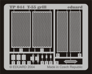 Eduard TP044 T-55 grill 1:35 Tamiya