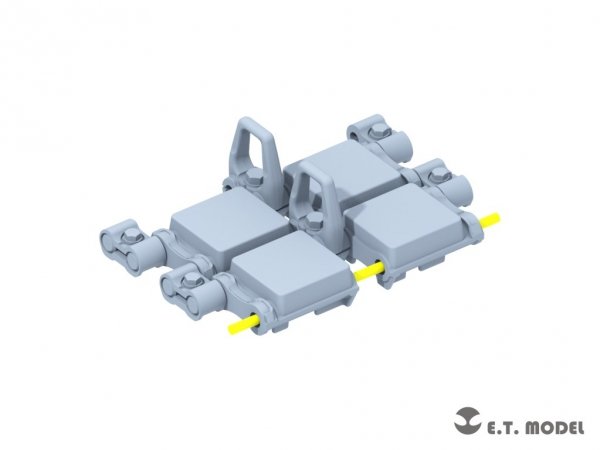 E.T. Model P35-407 Russian T-72 MBT Family Workable Track Type 1 3d Printed 1/35