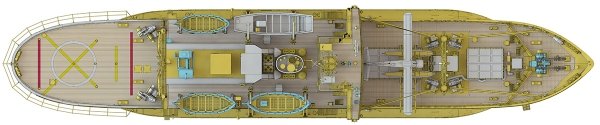 Hasegawa HP001 Antarctic research ship Soya Second Antarctic expedition 1/250