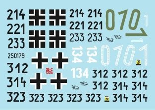Star Decals 35-C1334 Tiger I. sPzAbt 502 # 2. Initial / Early / Mid production Tigers 1943-44. 1/35