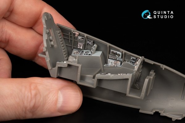 Quinta Studio QD48451 Buccaneer S.2B late 3D-Printed coloured Interior on decal paper (Airfix) 1/48