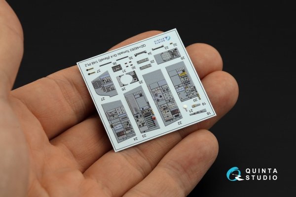 Quinta Studio QDS+48263 Tornado GR.4 3D-Printed coloured Interior on decal paper (Revell) (small version) (with 3D-printed resin parts) 1/48