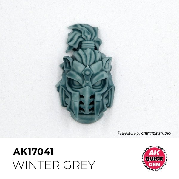 AK Interactive AK17041 WINTER GREY – QUICK GEN COLOR 18ml