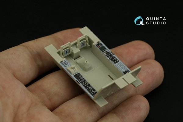 Quinta Studio QD32086 F-5E-3/RF-5E 3D-Printed coloured Interior on decal paper (for KittyHawk kit) 1/32