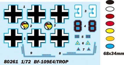 Hobby Boss 80261 BF-109E4/TROP (1:72)