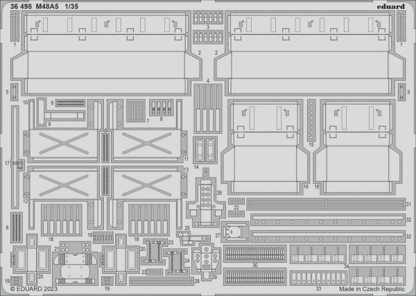 Eduard 36498 M48A5 TAKOM 1/35