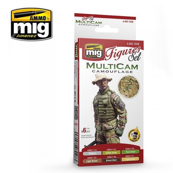 Ammo of Mig 7028 MULTICAM CAMOUFLAGE SET