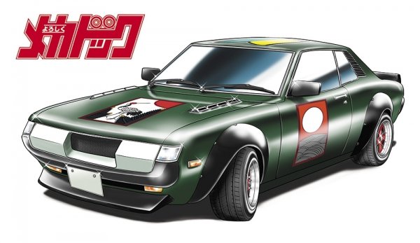 Hasegawa SP666-52466 Toyota Celica 1600GTV "Matsu-Kiri-Bozu" (Comics Version) Mecha-Doc 1/24