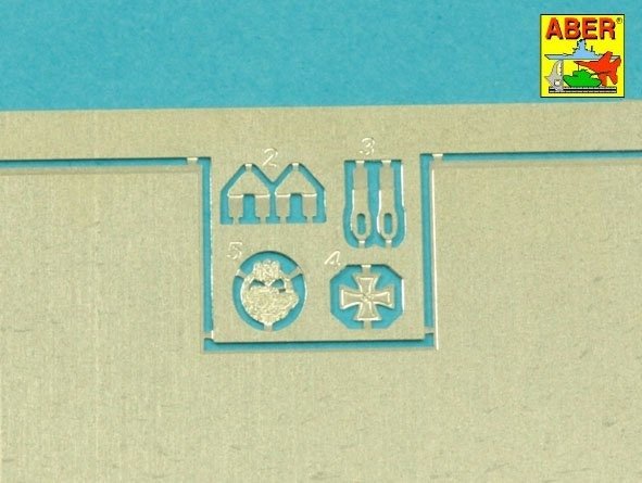 Aber 16140 Tiger I,E Tunezyjski z 501 Abt.- Turret pod / Zasobnik wieżowy 1/16