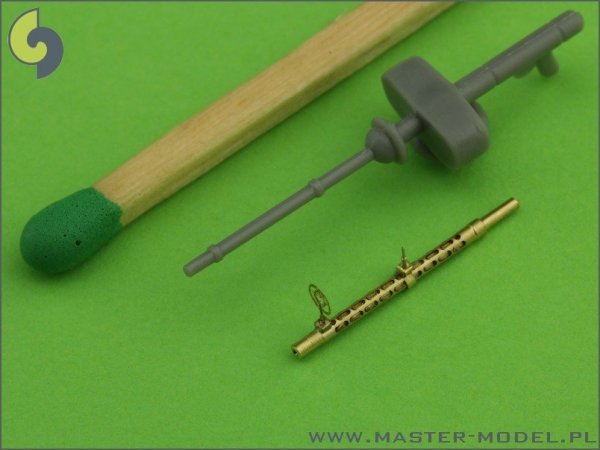 Master AM-48-055 German aircraft machine gun MG 15 - turned barrels and etched sights (2pcs) (1:48)