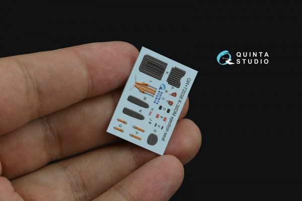 Quinta Studio QR+72038 K-36DM (initial release) ejection seat (for Su-17M3/M4/UM3/22, Su-24, MiG-29 9-12 Early aircraft) (All kits) 1/72
