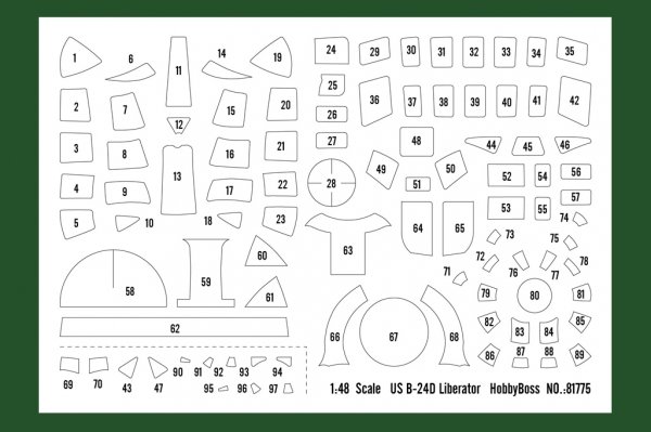 Hobby Boss 81775 US B-24D Liberator 1/48
