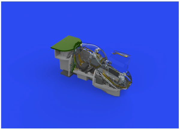 Eduard 648696 Mi-24V cockpit ZVEZDA 1/48