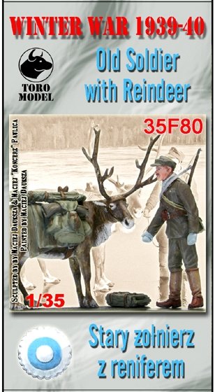 Toro 35F80 Stary Żołnierz Z Reniferem - Armia Fińska - Wojna Zimowa 1939-40 1/35