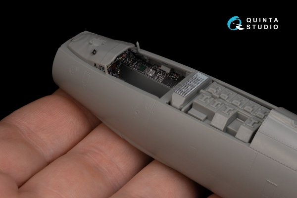 Quinta Studio QD48224 F-104S/ASA-M 3D-Printed &amp; coloured Interior on decal paper (Kinetic) 1/48