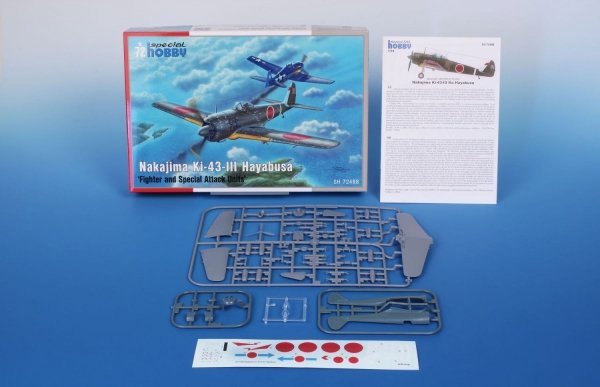 Special Hobby 72488 Nakajima Ki-43-III Hayabusa Fighter And Special Attack Units 1/72