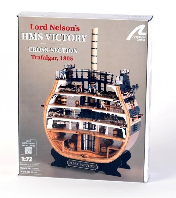 ARTESANIA LATINA 20500 Przekrój sekcji okrętu HMS Victory 1/72