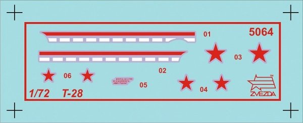 Zvezda 5064 Soviet medium tank T-28 1/72