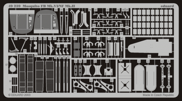 Eduard 49239 Mosquito FB Mk. VI/ NF Mk. II 1/48 Tamiya