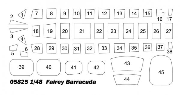 Trumpeter 05825 Fairey Barracuda WW II Torpedo Bomber 1/48