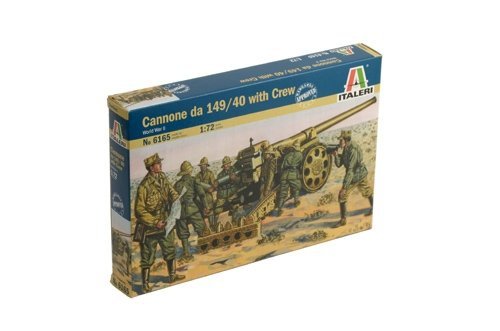 Italeri 6165 WWII: Italian Cannone da 149/40 w/crew 1/72