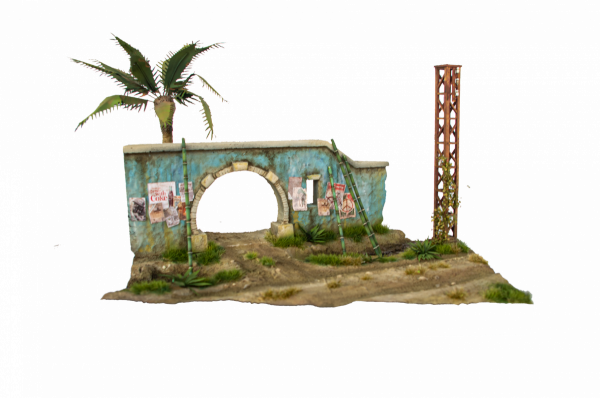 RT-Diorama 35298 Diorama-Base: Vietnam road 1/35