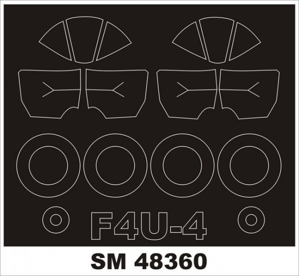 Montex SM48360 F4U-4 Corsair HOBBY BOSS