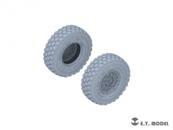 E.T. Model P35-131 KAMAZ-43509 Truck Sagged wheels &amp; Spare Wheels for Zvezda kit 1/35