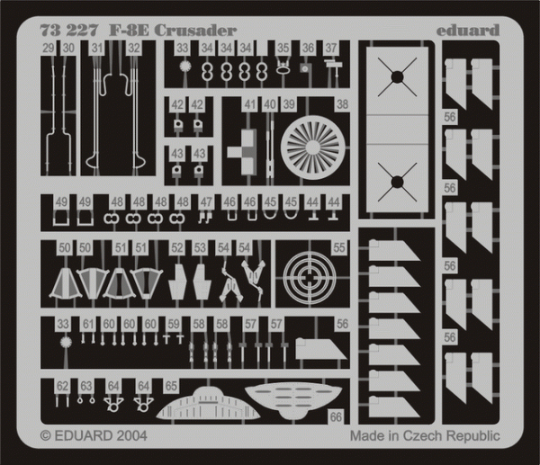 Eduard 73227 F-8E 1/72 ACADEMY MINICRAFT