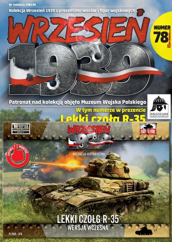 First to Fight PL078 Lekki Czołg R-35 - wersja wczesna 1/72