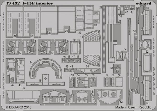 Eduard 49492 F-15E interior S. A. 1/48 Academy