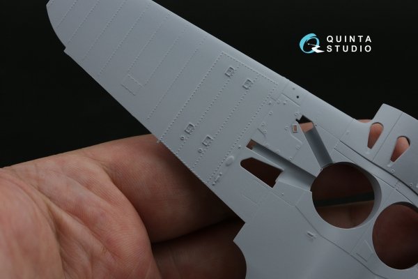 Quinta Studio QP48041 I-16 Type 5 (late) Exterior set (Zvezda) 1/48