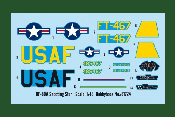 Hobby Boss 81724 RF-80A Shooting Star (1:48)