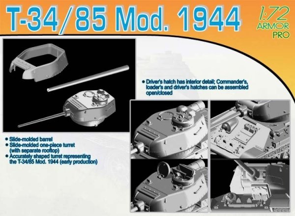 Dragon 7269 T-34/85 Mod.1944 (1:72)