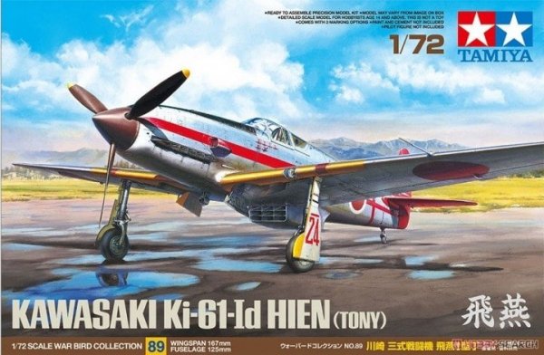 Tamiya 60789 Kawasaki Ki-61-Id Hien (Tony) 1/72